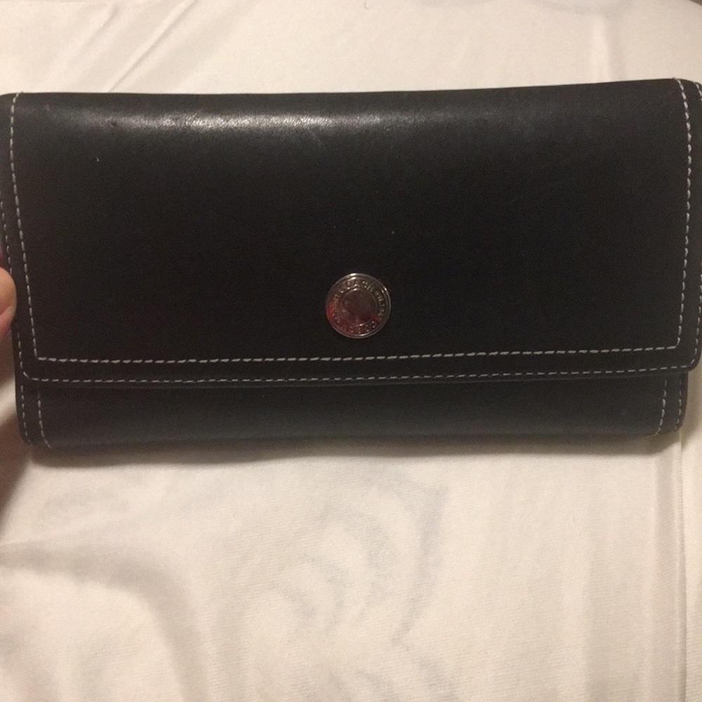 Black Coach Leather Wallet